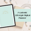 Mint Academic Lifestyle Digital Planner | Journey 180
