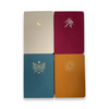 Starry Scarlet Linen Hardcover Journal