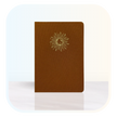 Celestial Ochre Linen Hardcover Journal