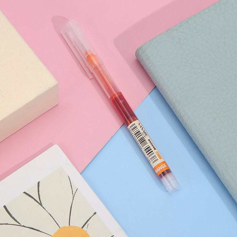 7pcs 7 Color 0.38mm Fine Point Gel Pen Color Ink Rollerball Pen